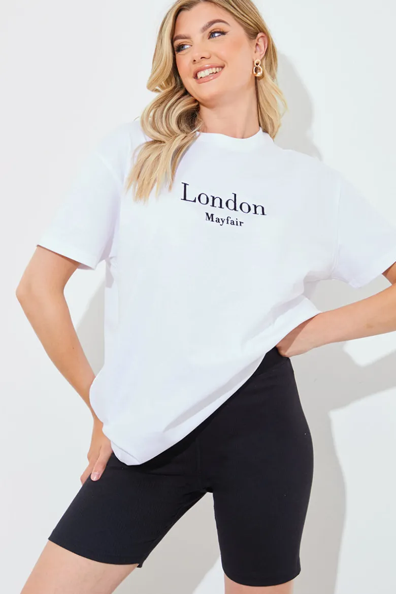 Ribbed High Waisted Cycling Shorts