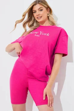 Ribbed High Waisted Cycling Shorts