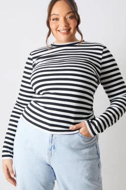 Ribbed Long Sleeve Top