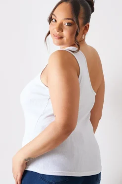 Ribbed One Shoulder Vest