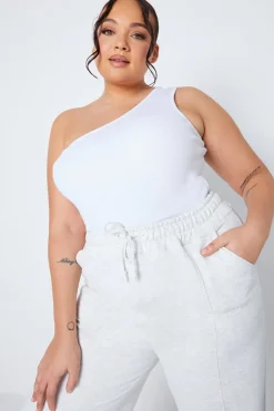 Ribbed One Shoulder Vest