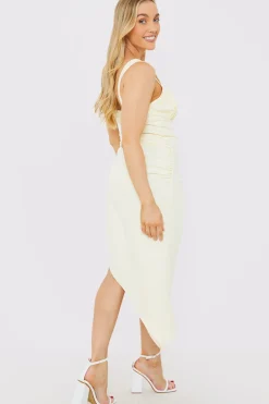 Ruched Midi Dress