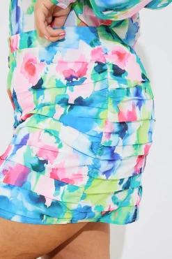 Ruched Mini Co-Ord Skirt