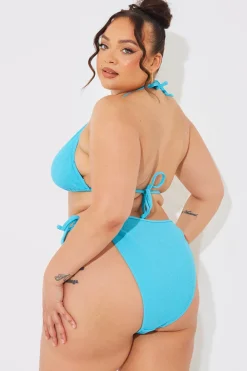 Sculpt and Control Crinkle Tie Side Bikini Bottom