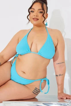 Sculpt and Control Crinkle Tie Side Bikini Bottom