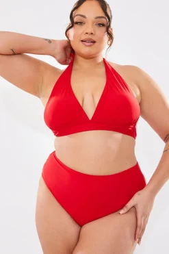 Sculpting Halter Neck Bikini Top