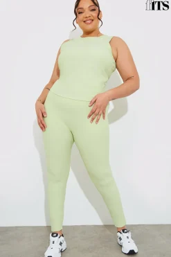 Sculpt Ribbed Sports Leggings