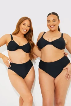 Sculpt Ring Detail Underwire Bikini Top