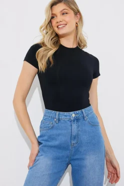 Seamless Crew Neck Snatched Shapewear Bodysuit