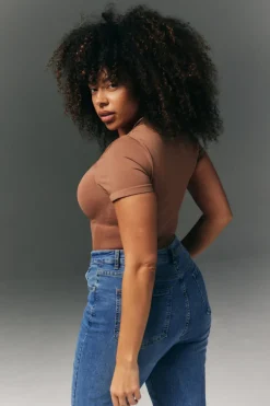 Seamless Scoop Neck Snatched Shapewear Top