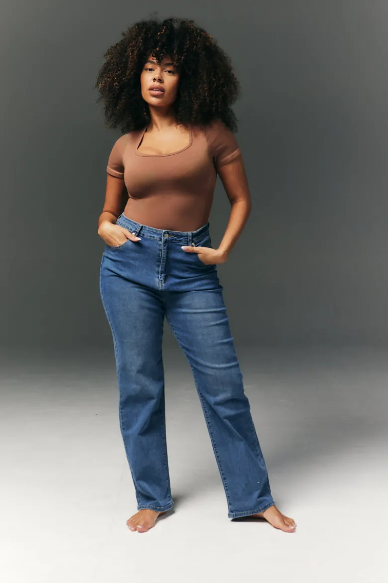 Seamless Scoop Neck Snatched Shapewear Top