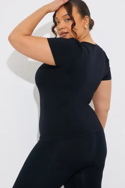 Seamless Square Neck Snatched Shapewear Top