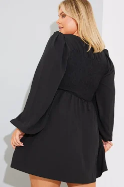 ShirBodice Long Sleeve Mini Dress