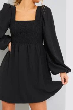 ShirBodice Long Sleeve Mini Dress