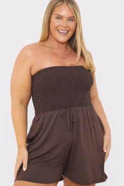 Shirred Bust Playsuit