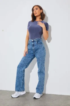 Short Sleeve Double Layer Slinky Bodysuit