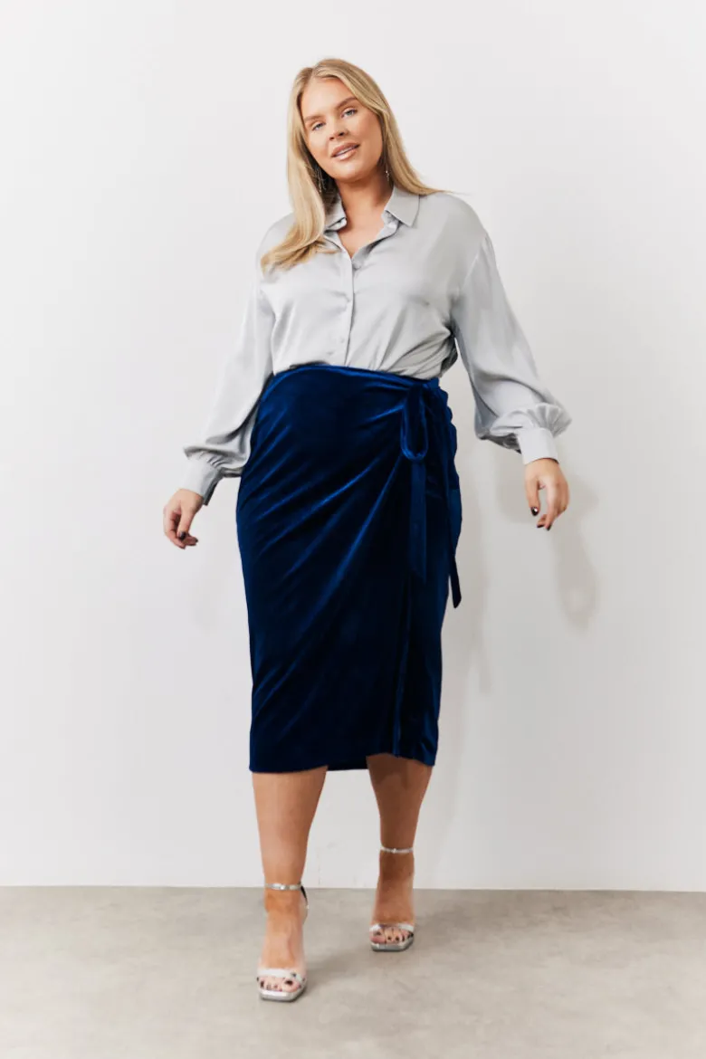 Silver Satin Shirt