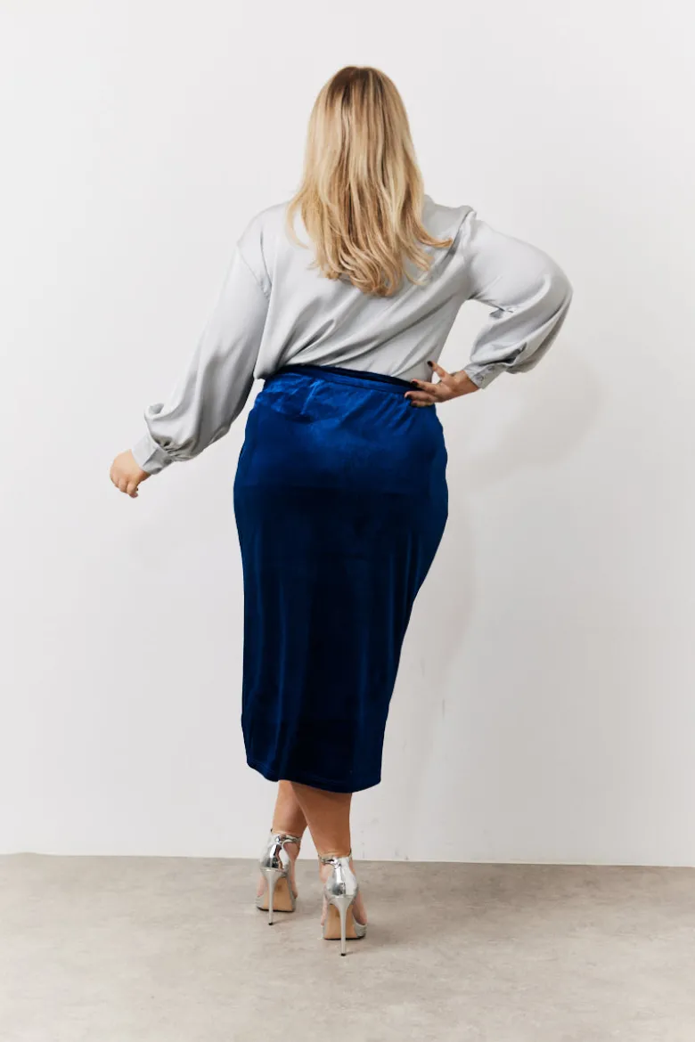 Silver Satin Shirt