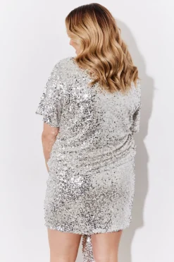 Silver Sequin T-Shirt