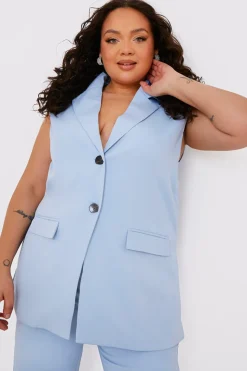 Sleeveless Oversized Blazer