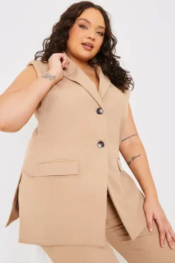 Sleeveless Oversized Blazer