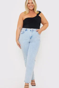 Slinky Aysmmetric Bodysuit