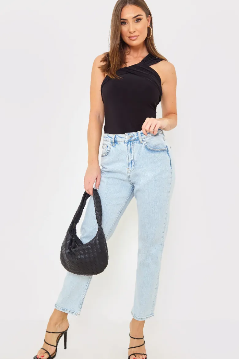 Slinky Aysmmetric Bodysuit