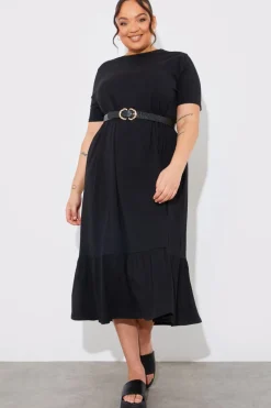 Smock Midaxi T-Shirt Dress