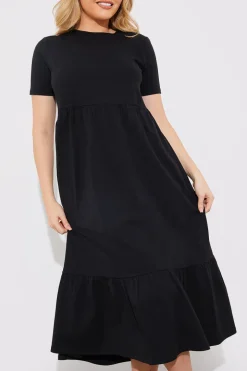 Smock Midaxi T-Shirt Dress