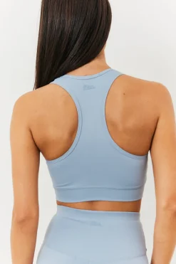 Soft Touch Cross over Band Detail Medium Support Sports Bra