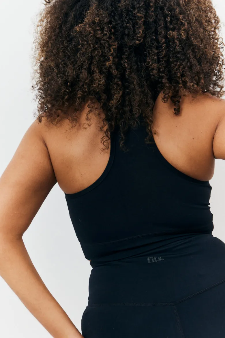 Soft Touch Cross Over Band Detail Medium Support Sports Bra