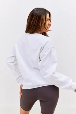 Soleil Graphic Crew Neck Jersey Sweatshirt