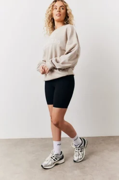 Stone Fits Leisure Club Graphic Oversized Sweatshirt