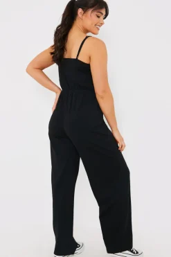 Strappy Wide Leg Jumpsuit