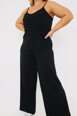 Strappy Wide Leg Jumpsuit