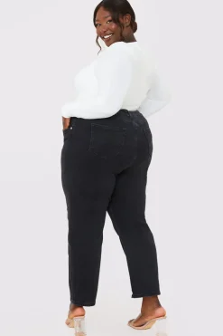 Stretch Straight Jeans