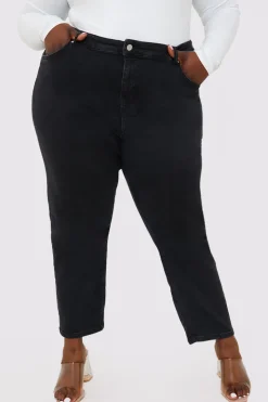 Stretch Straight Jeans