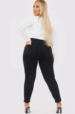 Stretch Straight Jeans