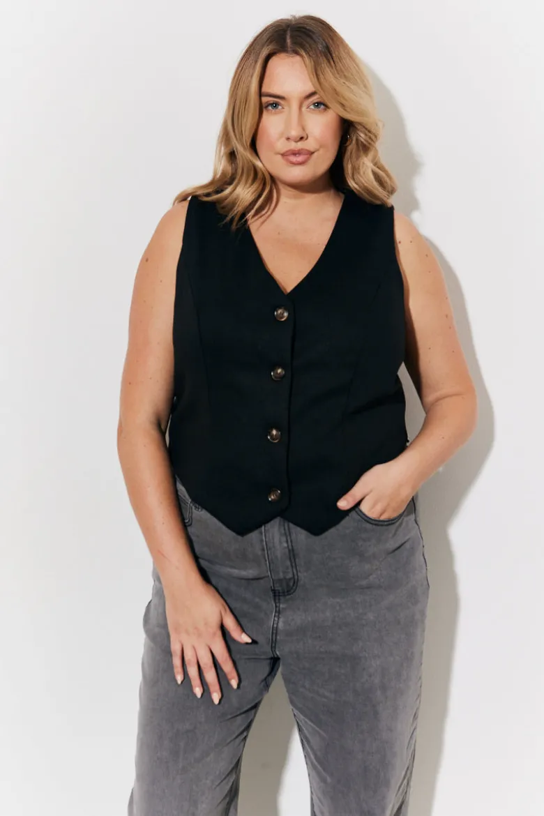 Tailored Button Through Waistcoat