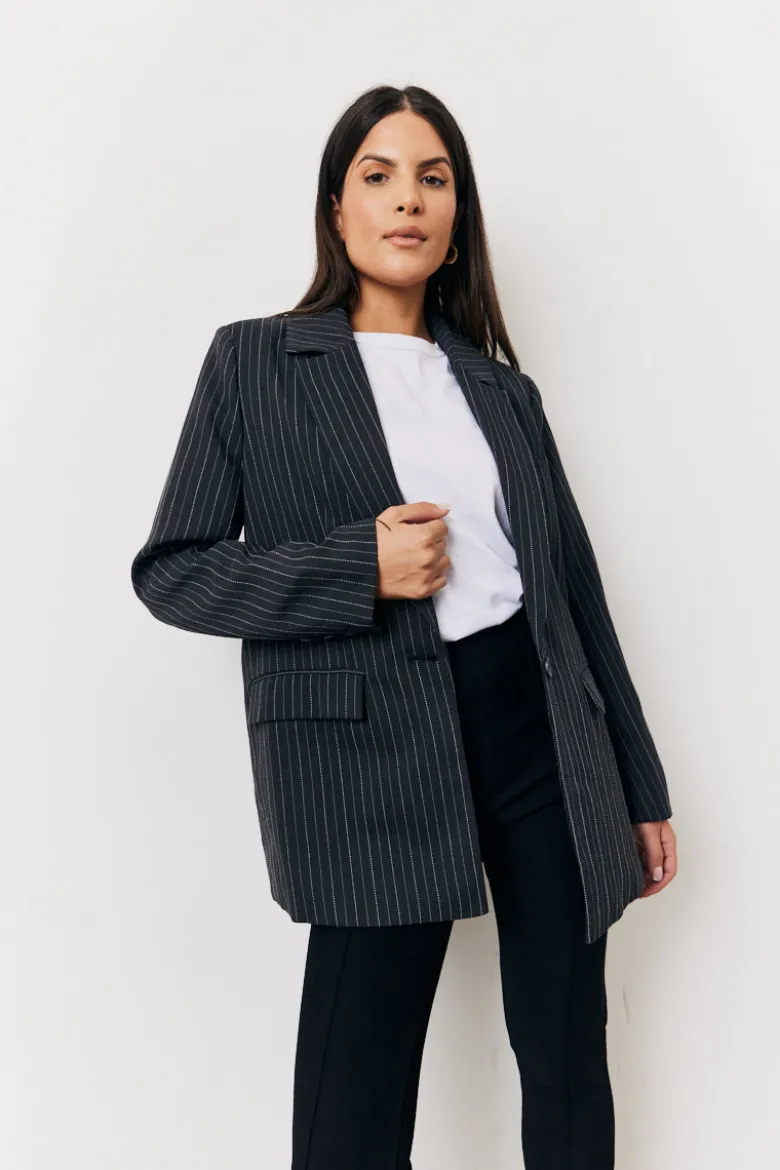 Tailored Pinstripe Co-Ord Blazer