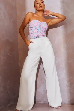 Tailored Wide Leg Trousers