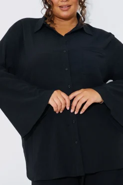 Textured Beach Co-Ord Shirt