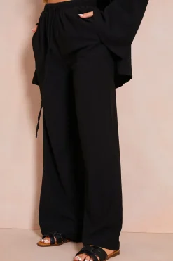 Textured Wide Leg Beach Co-Ord Trouser