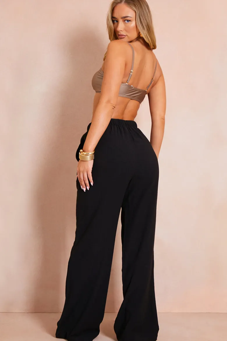 Textured Wide Leg Beach Co-Ord Trouser