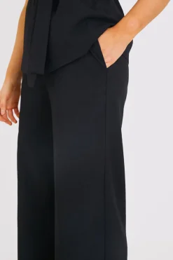 Textured Wide Leg Co-Ord Trousers