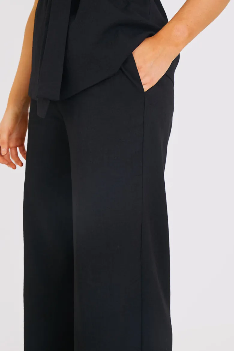 Textured Wide Leg Co-Ord Trousers