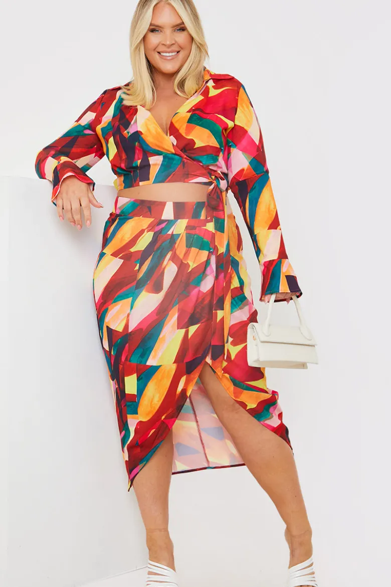 Tie Front Cropped Shirt