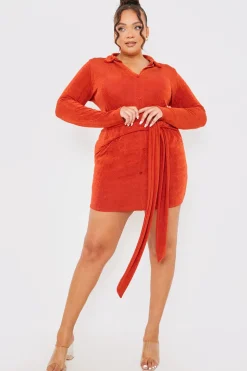 Tie Front Mini Dress