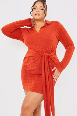 Tie Front Mini Dress