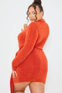 Tie Front Mini Dress
